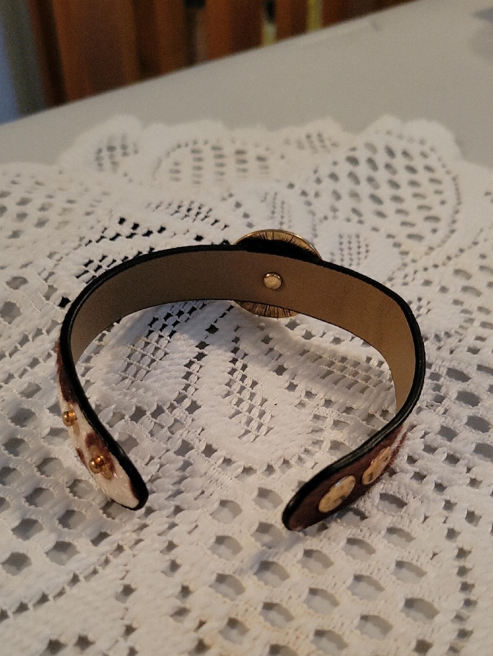 🌙cowhide leather bracelet🌙 - Picture 4 of 4